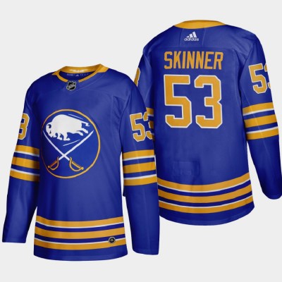 Buffalo Buffalo Sabres #53 Jeff Skinner Men's Adidas 2020-21 Home Authentic Player Stitched NHL Jersey Royal Blue Men's